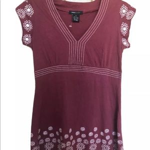BCBG MAXAZRIA WOMENS TOP Small Wine/ deep rose